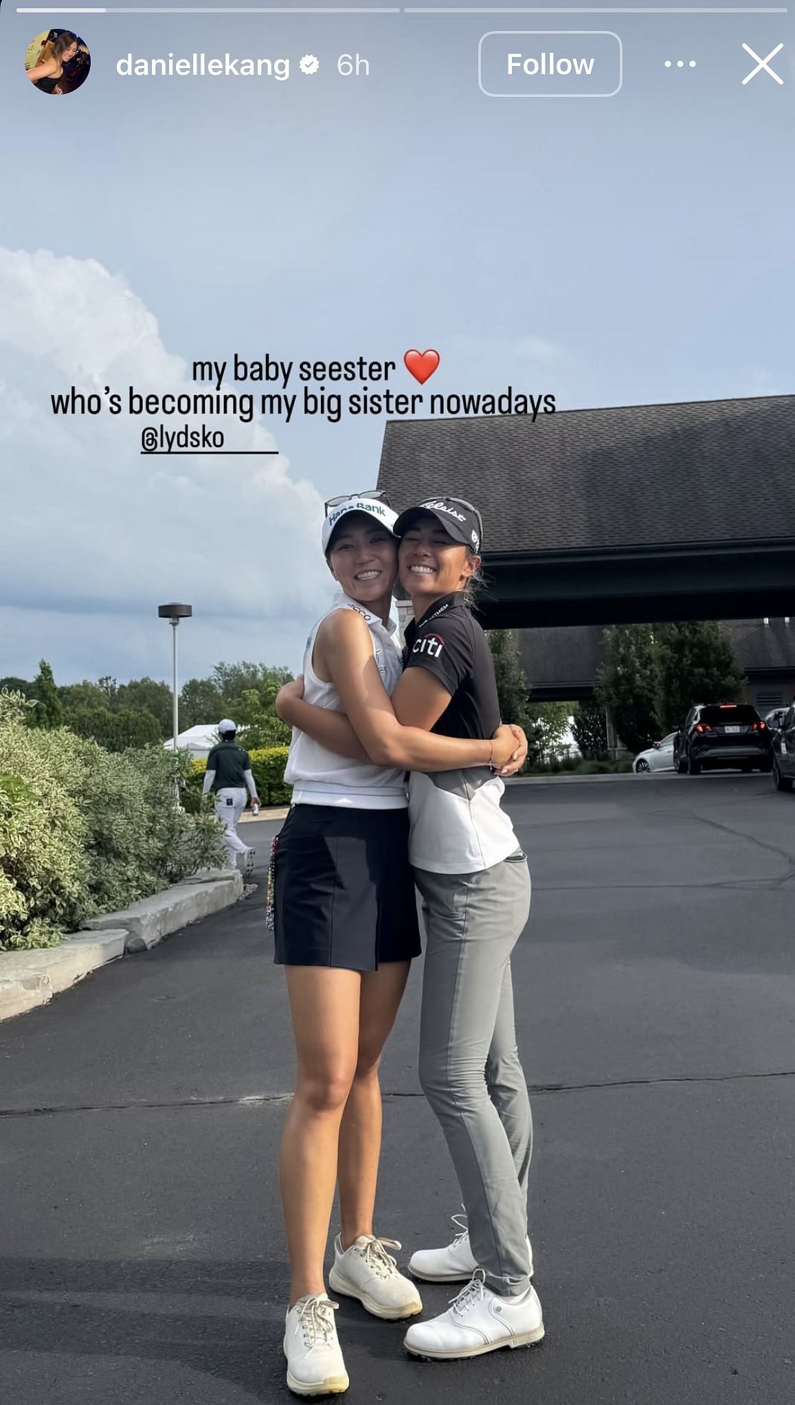 Still taken from Danielle Kang’s Instagram story _ Image Source: Instagram/@daniellekang